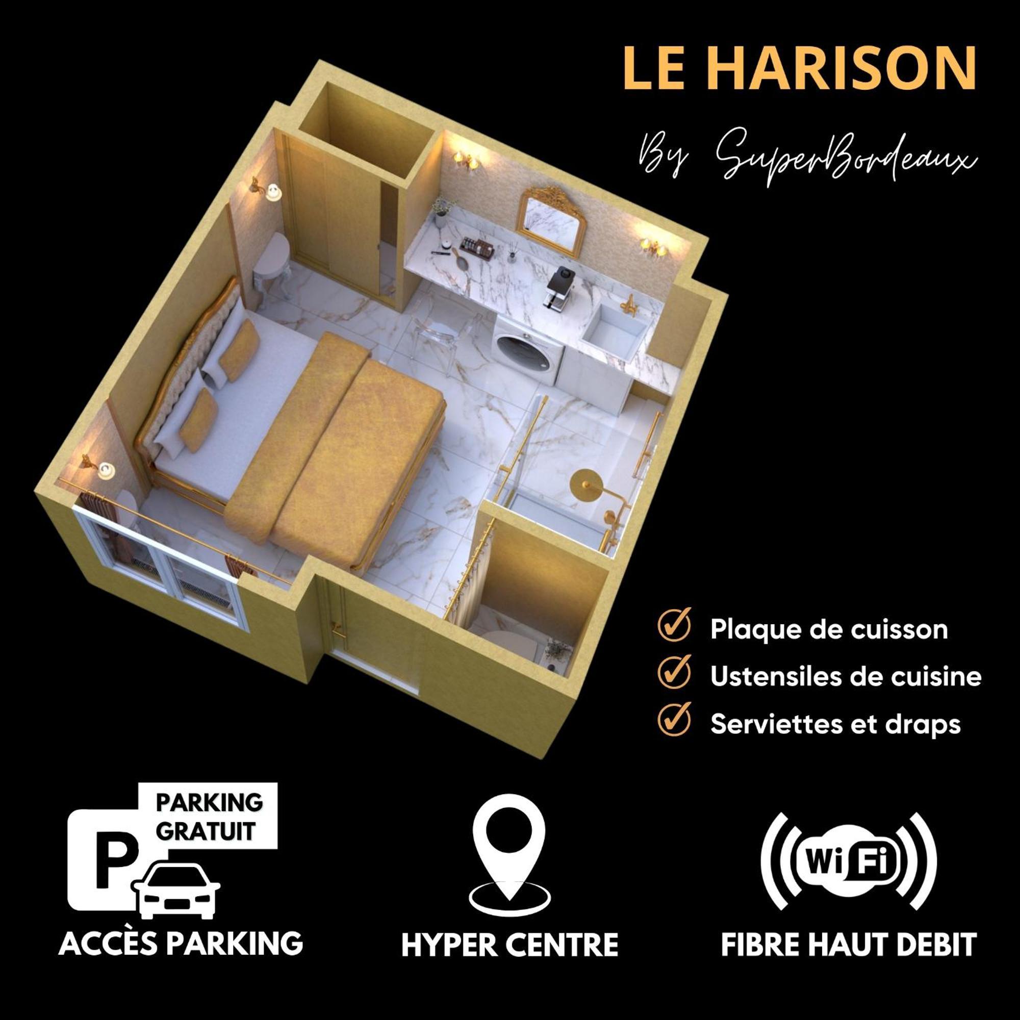 Appartement Self Checkin - Parking - Wifi Fibre - City Center - Le Harison By Superbordeaux Extérieur photo